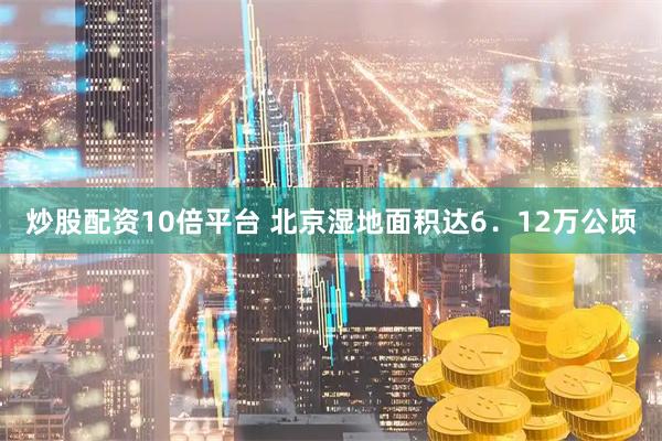 炒股配资10倍平台 北京湿地面积达6．12万公顷